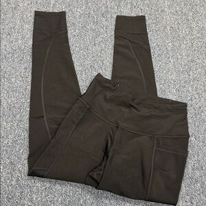 Victorias Secret Sport Black Workout Leggings Side Pockets XS